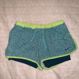 Nike shorts with built in compression shorts